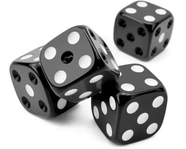 Transparent Background Rolling Dice PNG Illustration