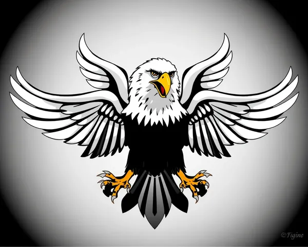 Transparent Eagle Flag PNG Image Description