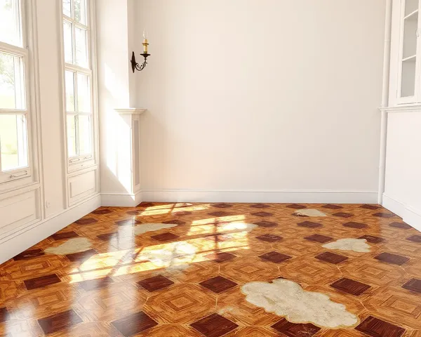 Transparent PNG on Stained Floor Uncovered