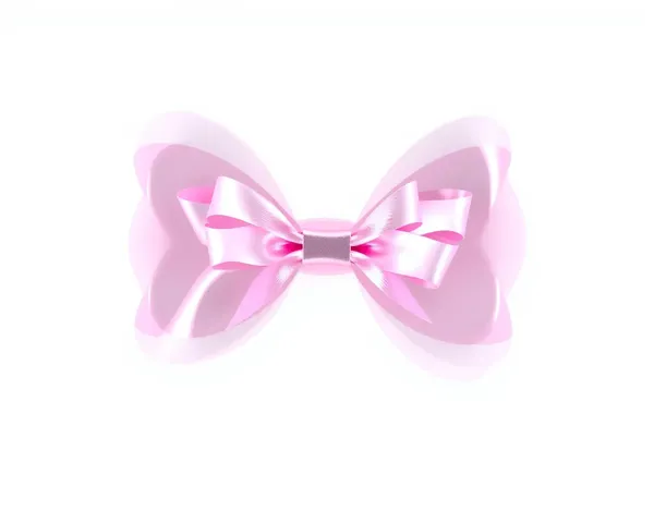 Transparent Pink Hair Bow PNG Image Download