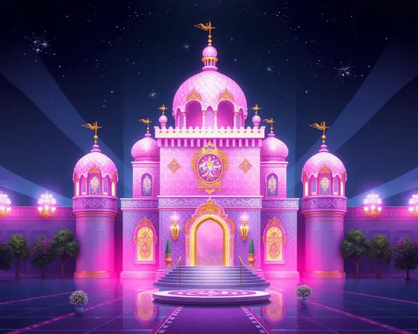 Transparent Shimmer and Shine Palace PNG Wallpaper Design