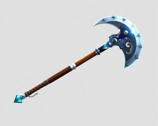 Transparent War Ax PNG Rendering