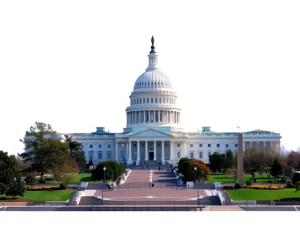 Transparent Washington D.C. Capitol Building PNG Background