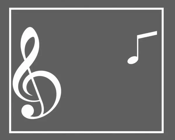 Treble Clef Flashcards PNG File Located