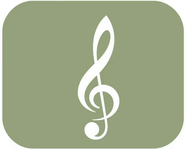 Treble Clef Flashcards PNG Format Recognized