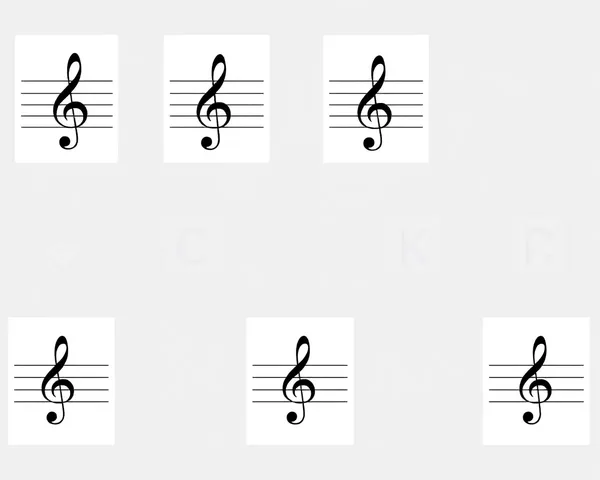 Treble Clef Flashcards PNG Image Found