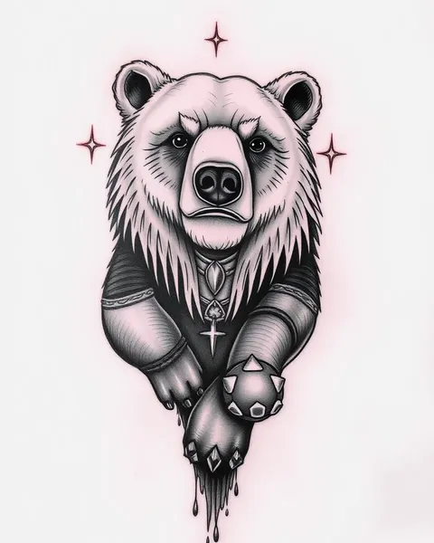 Trendy Bear Tattoo Designs and Ideas for You