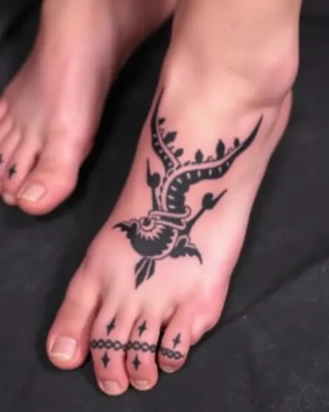 Trendy Foot Tattoo Patterns for 2023