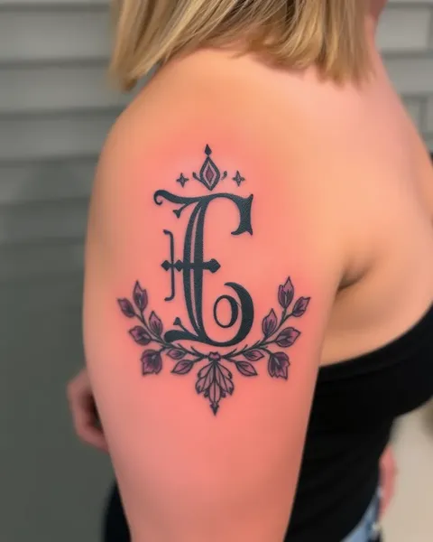 Trendy Initial Tattoo Ideas for Fashionable Designs