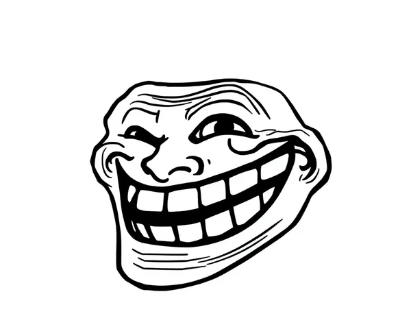 Trollface PNG: Visual Representation of Internet's Darker Side