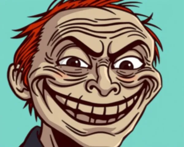 Trolling Face PNG Icon for Online Humor