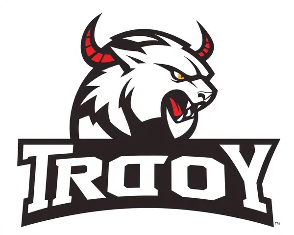 Troy Football Logo PNG Available for Commercial Use