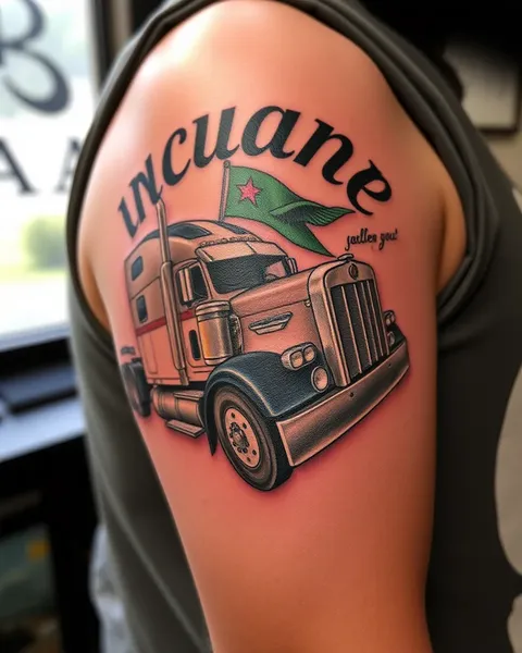 Truckers' Tattoos: A Form of Self-Expression and Identity