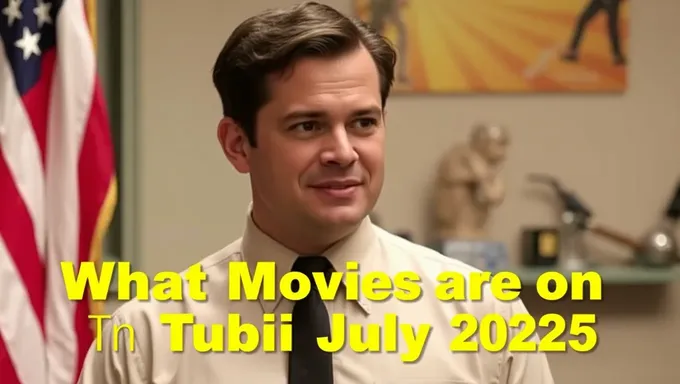 Tubi's July 2025 Movie Lineup and Updates