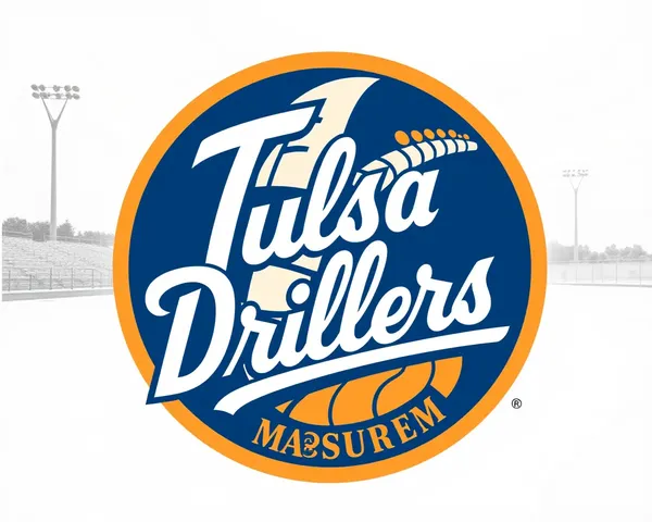 Tulsa Drillers Logo PNG Graphic Design