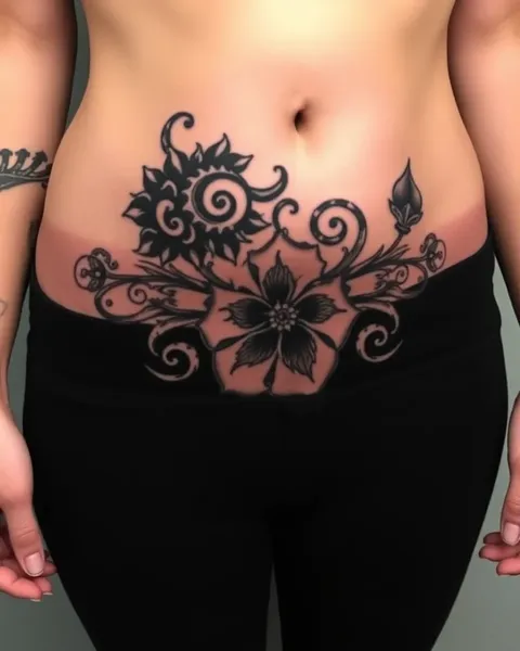 Tummy Tuck Tattoo Procedure and Surgery Steps