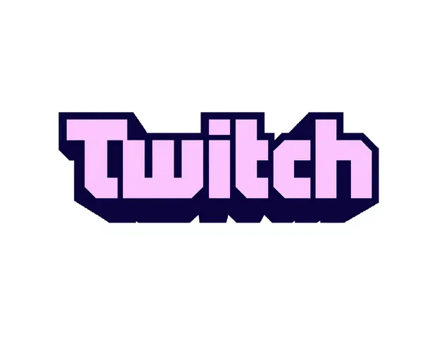 Twitch Logo Png Image Displayed on Screen