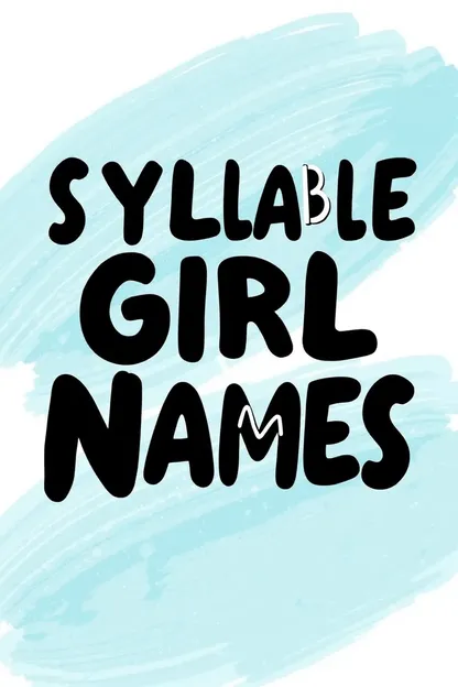 Two Syllable Girl Names: Cute and Adorable Names