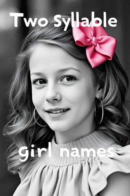 Two Syllable Girl Names: Lovely and Feminine Names