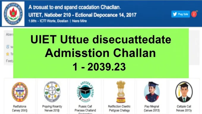 UET Undergraduate Admission Challan for 2025 Released