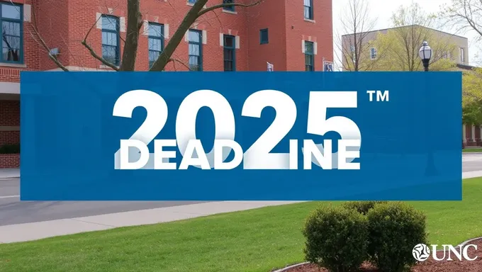 UNC 2025-25 College Application Deadline Looms Near