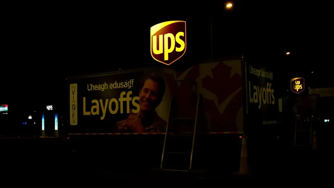 UPS Layoffs Scheduled for 2025