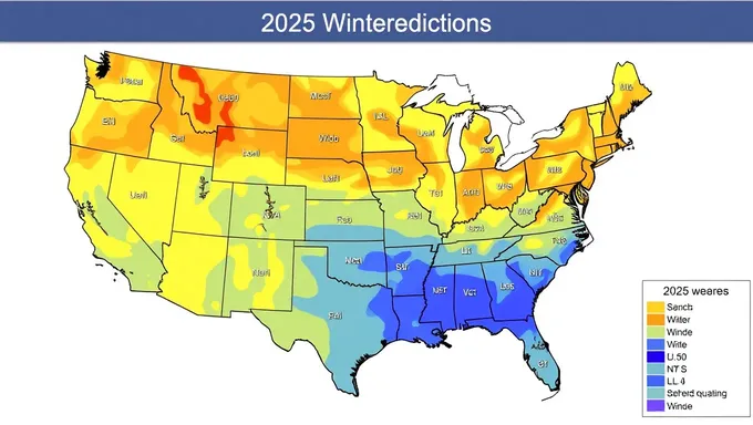 USA 2025 Winter Map Predictions Released