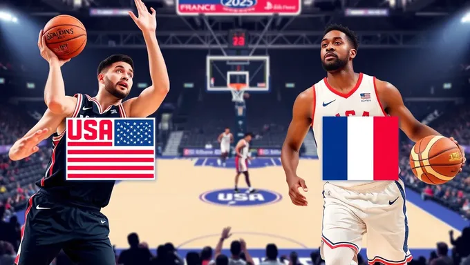 USA vs France Basketball 2025 Quarterfinals Matchup Set