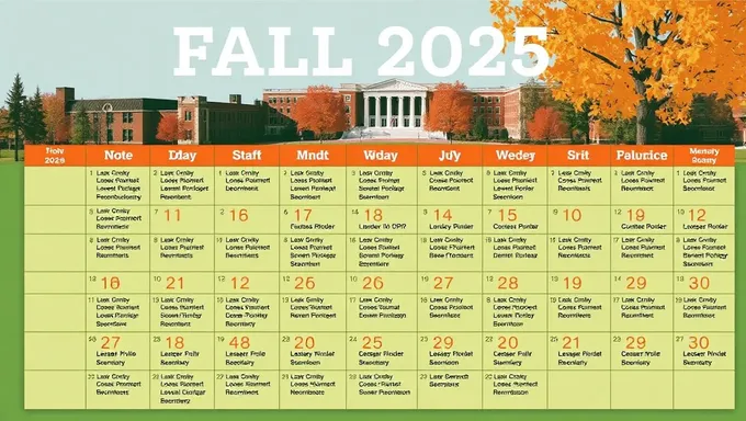 UTD 2025 Fall Term Calendar Released