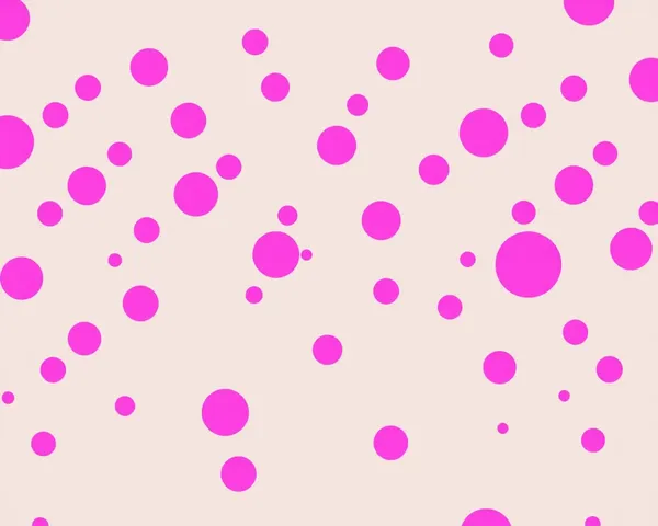 Uncommon Pink Dots Pattern in Irregular PNG File