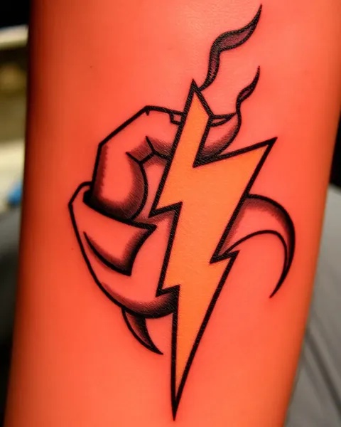 Uncovering the Hidden Meaning Behind Lightning Bolt Tattoo