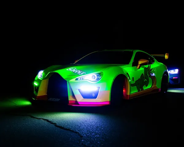 Underglow Cars PNG File Format Description Provided