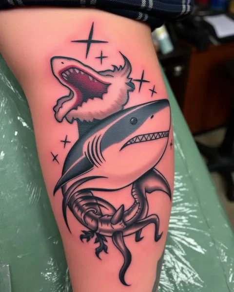 Underwater World: Shark Tattoo for the Brave