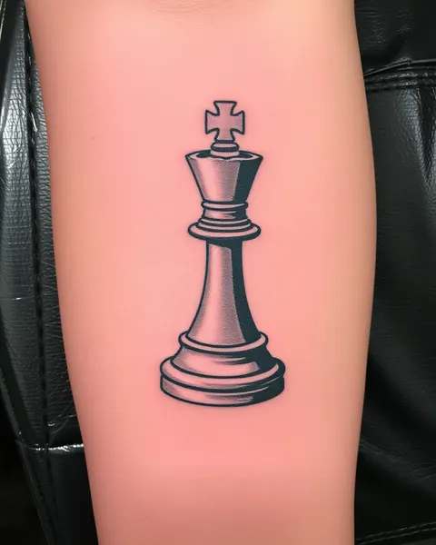 Unique Chess Piece Tattoo Design Inspiration