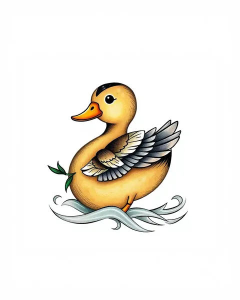 Unique Ducky Tattoo Designs