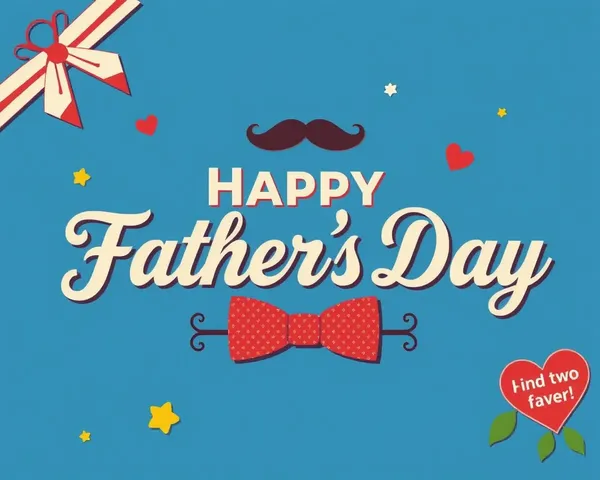 Unique Fathers Day Images PNG Card Templates