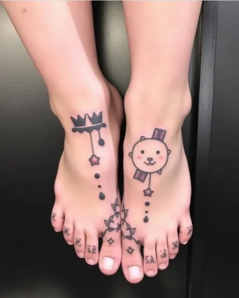 Unique Foot Tattoo Designs for Feet and Feet