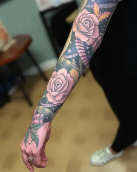 Unique Ladies Tattoo Sleeve Designs for Self-Expression