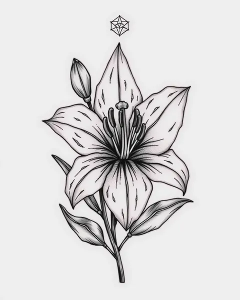 Unique Lily Tattoo Designs for Body Art