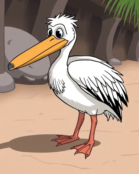 Unique Pelican Cartoon Images for Art Lovers