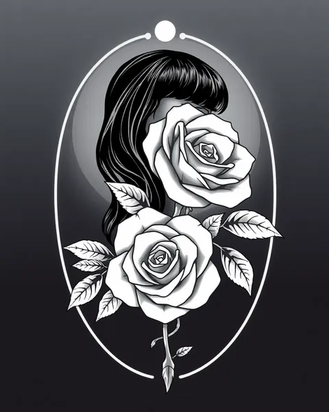 Unique Roses Tattoo Design for Beautiful Body Art