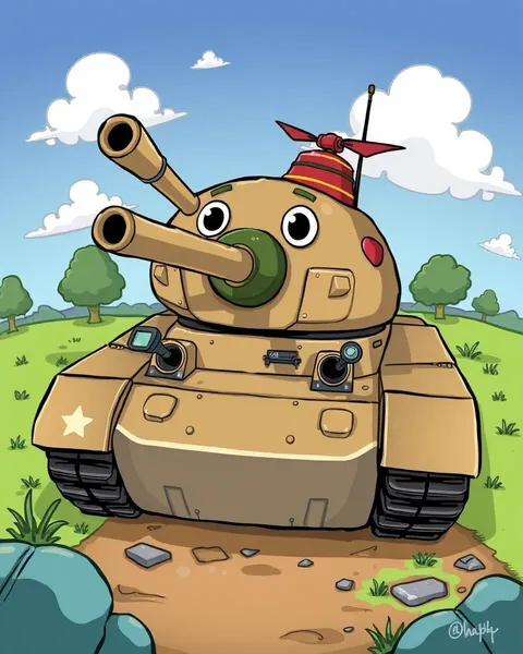 Unique Tank Cartoon Images for Artists