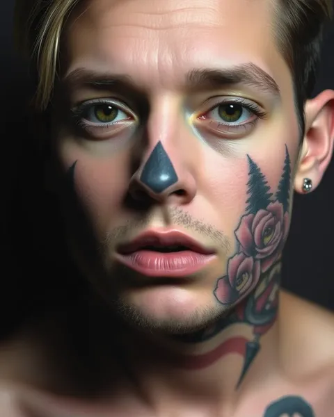 Unique Tattoos on Face Ideas to Try