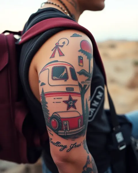 Unique Travel Tattoo Designs for the World Explorer