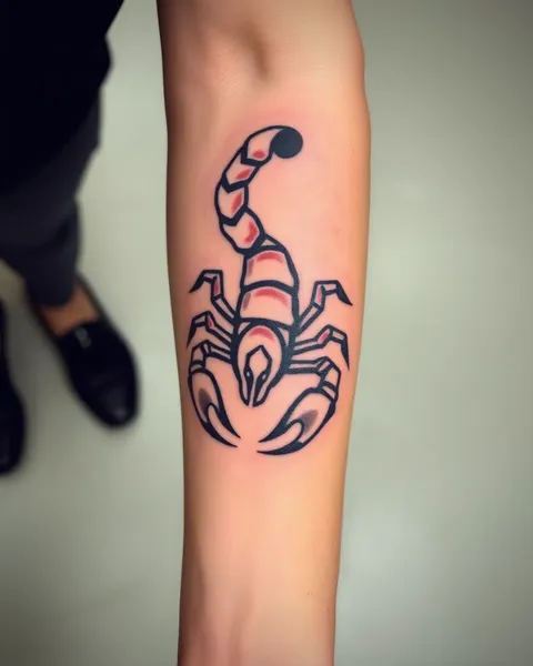 Unique Tribal Scorpion Tattoo Designs