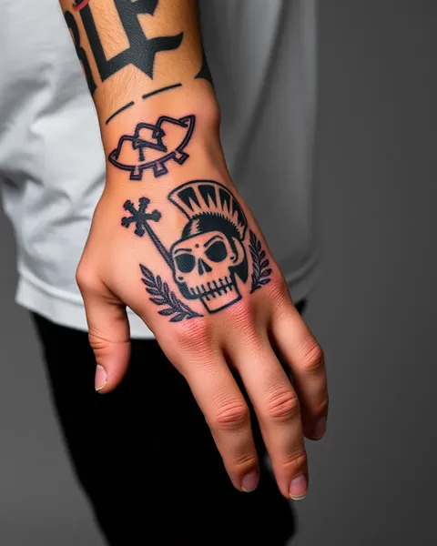 Unique mens hand tattoos for individuality statement