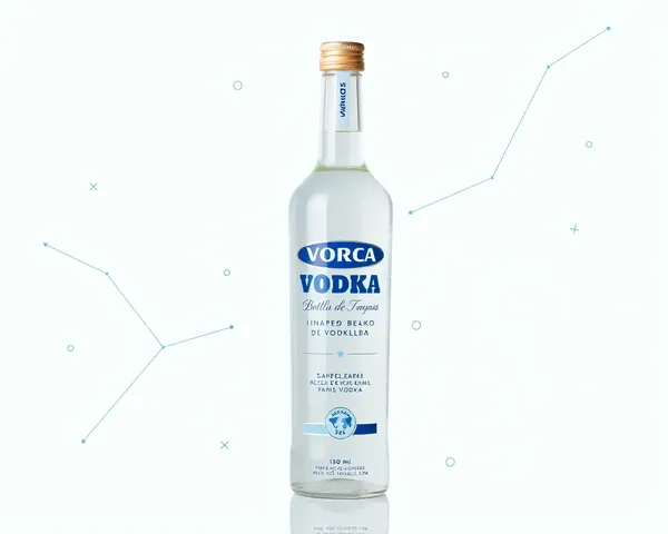 Unlabeled Vodka Bottle Image PNG