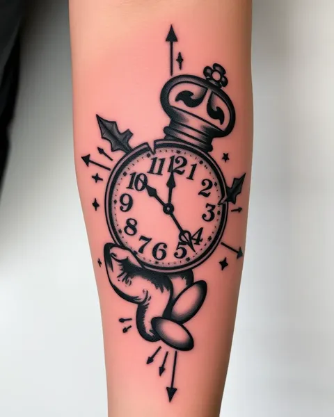 Unraveling the Mystery of a Broken Clock Tattoo