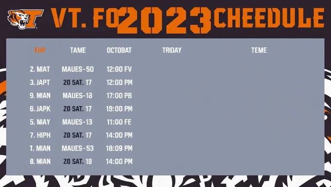 VT Football Schedule 2025 Features Tough Opener