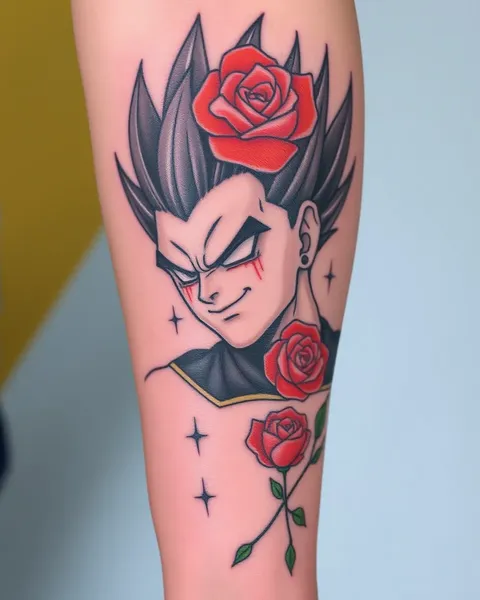 Vegeta's Tattoo in Dragon Ball Z: A Symbol of Strength